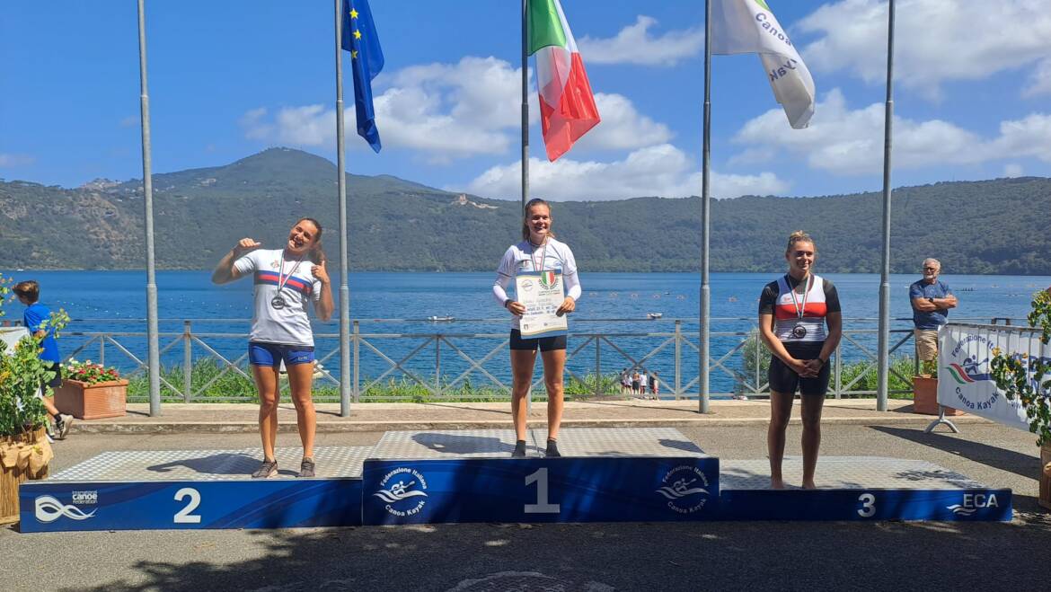 Campionati italiani “canoa velocità”: Sara Mrzyglod conquista l’oro nella gara del K1 Under 23